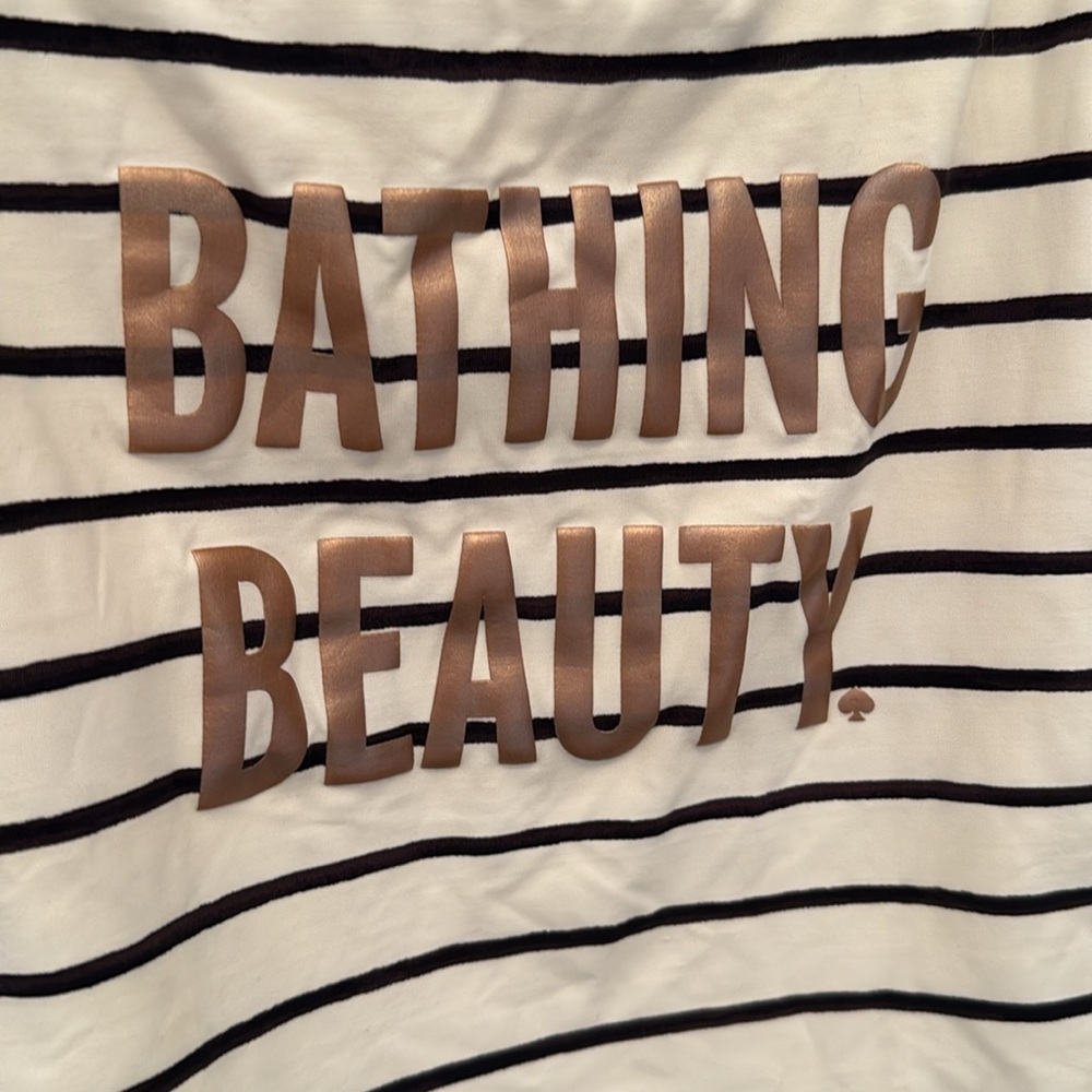 Kate Spade Bathing Beauty Striped One Piece Swimsuit medium - Picture 5 of 13